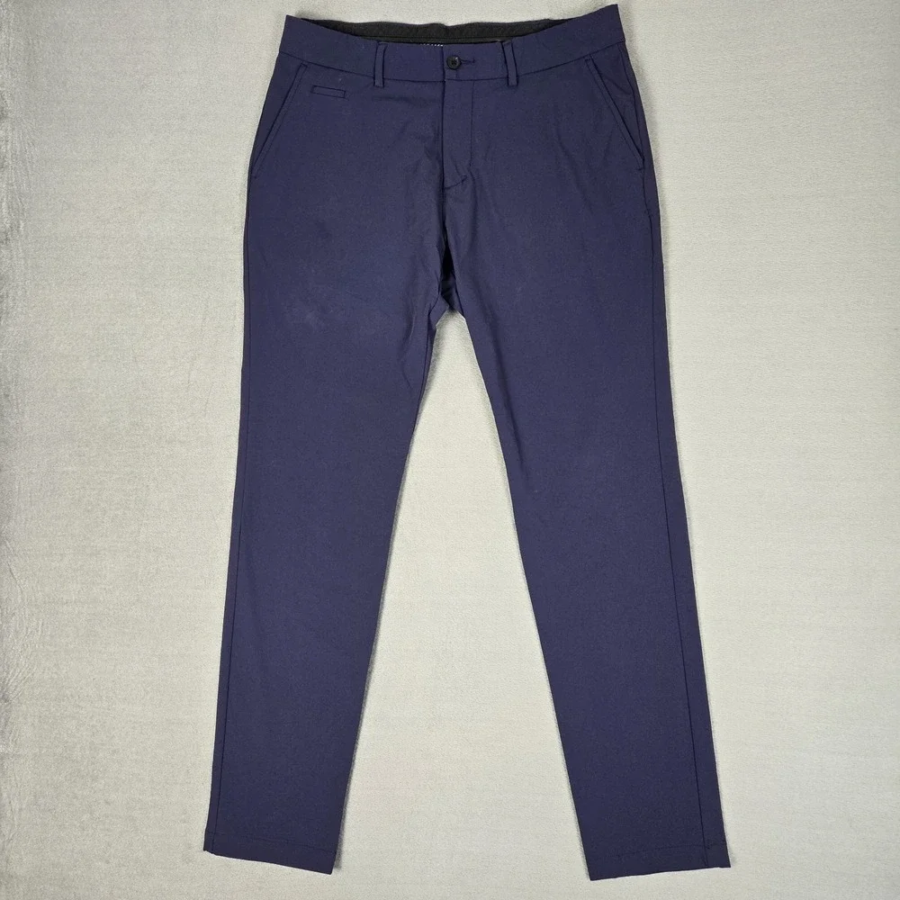 KJUS Ike Golf Pants Mens 34x34 Navy Stretch Lightweight Performance Chino